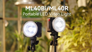 Godox ML40Bi Bi-Color ML40R RGB Portable Full Color LED Light App Controlled 2800K to 6500K
