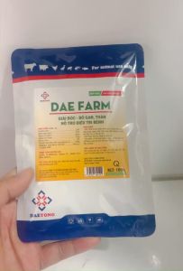 Daeyong Dae Farm ( 1 kg - 10 gói 100 Gr ) Giải độc gan thận tăng đề kháng phục hồi nhanh dùng trong Thú Y