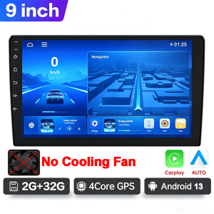 7/9/10 Inch 2 Din Car Radio Android 13 4GB+64GB 8-Core Bluetooth WiFi GPS Car Stereo Multimedia Player Auto Audio Universal