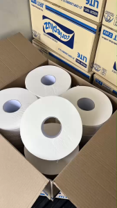 !!ยกลัง!! กระดาษชำระม้วนใหญ่ หนา 2 ชั้น ยาว 300 ม ลังละ 12 ม้วน ยี่ห้อ Cariepluz รุ่น LITE พร้อมส่ง