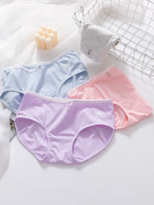 Girls Cotton Underwear Antibacterial Breathable Short Pants for Junior High School Students Comfortable Innerwear for Teens