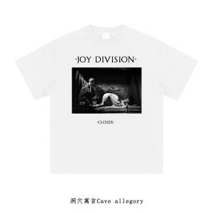 JoyDivision Pure Cotton Short Sleeve T-Shirt Mens Style Post-Punk Rock Casual Wear Comfortable Loose Fit All Seasons