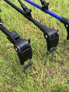 New Fishing Rod Rack Stainless Steel Turret Bracket Fishing Rod Support Stand Angler Rod Holder Rod With Ground InsertAcc
