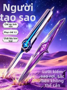 XIONGBUFAN | Mô Hình Kiếm Kim Loại Không Sắc