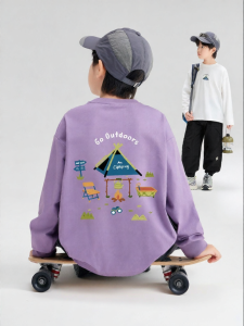 zosee | Áo Thun Dài Tay Cotton Chống Ẩm Thu Nội Y Cho Bé Trai