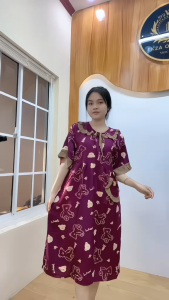 Daster Pitaloka Busui Bahan Rayon Premium Ld 120 Jumbo