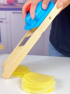 ของมาใหม่！ ที่สไลซ์  ที่สไลด์ผักผลไม้ มีดสไลด์กล้วยฉาบ จัดส่งภัยใน24ชั่วโมง