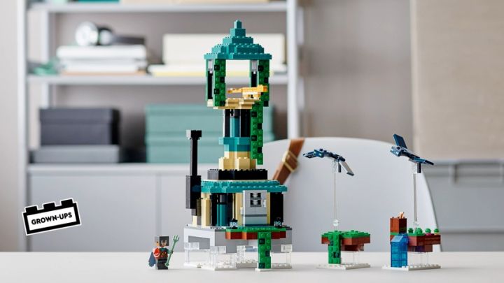 Lego Minecraft Towers 21173 The Sky Tower Toy Blocks Video Game