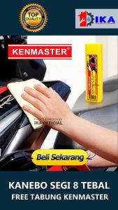 Kenmaster Plas Chamois Motor Segi 8 / Lap Motor PLAS087 Kain Lap Kanebo Mini Plas Chamois Motor Segi 8 KENMASTER 32x20
