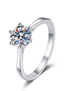 KAFANDENG | Cultivated Diamond Ring 1 Carat Silver