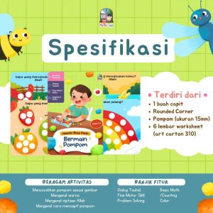Islamic Busy Pack: Bermain Pompom Level #1