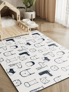 Pet Mat Waterproof Anti-Urine PVC Special Anti-Bite Fence Anti-Slip Mat Dog Cage Cat Anti-Scratch Dog Bed Sleep Mat