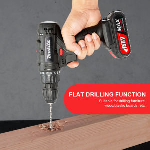 Cordless Drill Heavy Duty Impact Drill Wireless Drill Original Makita Japan Made 48v to 168v Optional Electric Drill Household Rechargeable Electric Screwdriver Hand Drill Toolboxset Electric Tool