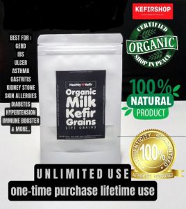 Today! Authentic Organic Milk Kefir Grains - Unlimited Use