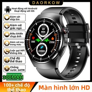 Đồng Hồ Thông Minh Y Tế DAORKOW 2025 Dành Cho Nam Theo Dõi Lipid Máu Axit Uric Điện Tâm Đồ ECG+PPG Gọi Bluetooth Theo Dõi Thể Dục