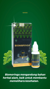 Biomoringa – Suplemen Herbal Daun Kelor | Dukung Daya Tahan & Kesehatan Sehari-hari | HALAL & BPOM