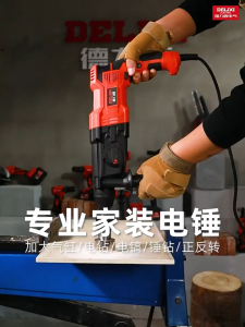 DELIXI 800W Rotary Hammer Drill – Heavy Duty Electric Drill