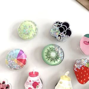 MYX Store PopSocket Glitter Karakter 3D: Aksesoris HP Pop socket & Dudukan Telepon Bunga