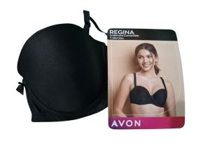 Regina Black Under Wire Convertible Tshirt Bra 38b