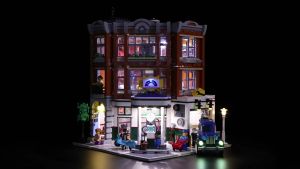 [PRE-ORDER] Light Kit 10264 Creator Expert Corner Garage (Only LED Light kit No blocks Model)