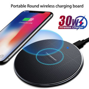 15W Fast Wireless Charging Station for iPhone 16 15 14 13 12 Samsung Galaxy S23 S22 S21 S24 Magnetic Wireless Charger Pad