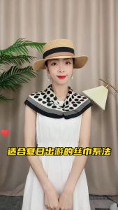 Khăn lụa chùm đầu họa tiết chấm bi size 70x70cm Turban quàng cổ nhiều màu làm áo yếm đi biển Milana 2022