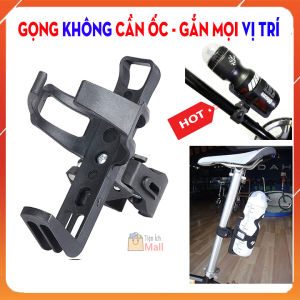 Giá đỡ bình nước xe đạp gọng đa năng kẹp sườn không cần ốc