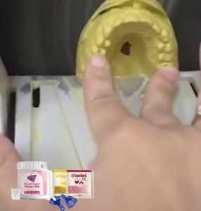 Feimuko Plaster Teeth Model Kit Daily Convenient Diy Handmade Teeth Contour Model Kit Assists In The Creation Of Dental Models