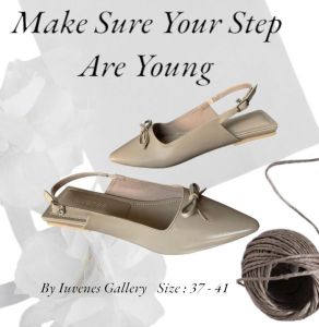 Flat Shoes Wanita Terbaru Iuvenes Premium / Cantik / Kekinian / Cewek