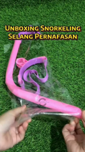 Pipa Selang Pernapasan Silicone Mouthpiece Snorkel Full Dry Wet Snorkling Diving Dive Pipa Nafas Selang Snorkel Training Renang