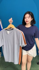 Áo thun gân tăm nam chất mát lạnh thoáng khí form basic chuẩn mềm đẹp VNO136
