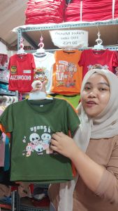 Baju Kaos Karakter Labubu Anak Anak Perempuan Dan Laki laki 1 - 10 Tahun - Hypelane Kids - DTF