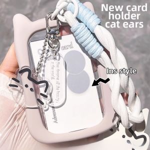 Cute and Transparent ID Card Holder