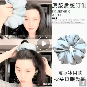 [READY STOCK] Getah Rambut Hair Rope Silk Yarn Chiffon Elastic Women - Scrunchies Satin Hair Accessories