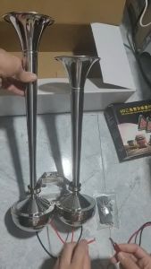 Còi điện 2 loa inox chính hãng