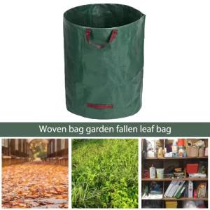 Garden Waste Bag 120L-300L Large Capacity Garden Bag Reusable Waterproof Leaf Sack Storage Collection Container for Garden Yard