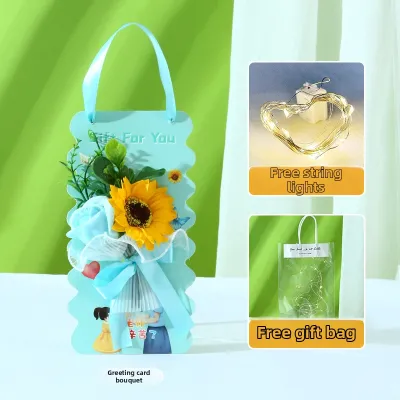 Thank You & Blessing Teacher Greeting Card 3D Foldable