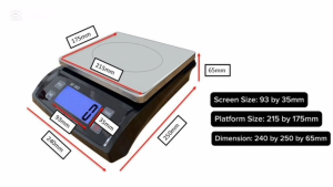 30Kg/1g Digital Electronic Postal Food Kitchen Weighing Scale for Cooking Parcel
