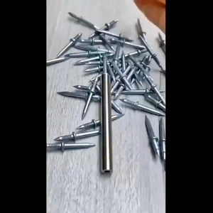 Paku Double Head Paku 2 Arah Paku Sambungan Kayu Sisipan Kepala Ganda Double Head Skirting Theard Seamless Nail 50 Pcs 100 Pcs