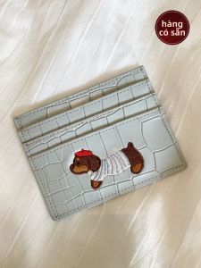 Chio’2nd | Vỏ Đựng Thẻ Da Nhỏ Chủ Đề Thú Cưng Mỏng Gọn