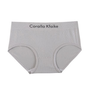 JIAZINI | Antibacterial Pure Cotton Triangle Underwear Womens Summer Thin No Trace Mid Waist New 2025 Ladies Briefs Shorts