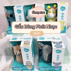 Gấu Bông Phát Nhạc Êm Dịu Cho Bé Ngủ Ngon Kèm Ánh Sáng Âm Thanh Dịu Nhẹ Giúp Vào Giấc Ngủ Nhanh