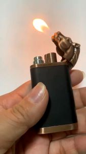 Bật lửa Dolphin đầu ngựa – 2 chế độ lửa thiết kế mạnh mẽ độc lạ