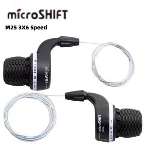 MicroSHIFT M25 Twist Shifter 3x5/6/7/8 Speed 18/21/24 Speed Bicycle Gear Shifter MTB Mountain Bike Folding Bike Shift Lever