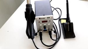 Hot Air Solder Blower 858D Phone Repair Digital Display  SOR-UAP Blower 8586 700W AC 220V 45dB