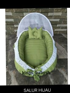 PROMO BABY NEST KASUR PERAHU BAYI+BANTAL+RENDA+KELAMBU