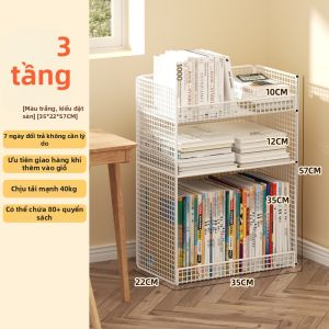 Giá Sách Di Động cho Bàn Làm Việc có Bánh Xe