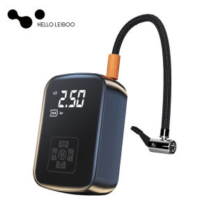 HELLOLEIBOO | LEIBOO Wireless Car Air Compressor Air Pump Electric Tire Inflator Pump for Motorcycle Bicycle AUTO Tyre with Digital Display