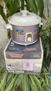 Nồi nấu chậm chính hãng LUGIO 25 lit lòng sứ cao cấpnấu cơmnấu cháukho cáhầm xương...
