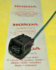 Soket kabel sensor O2 Oxygen Honda Genio/Vario/Beat/Scoopy soket sensor O2 oxygen knalpot honda Vario 160 Beat 2020 Scoopy k2f Genio beat K1A New Vario 125 esp k2v pin 1 original